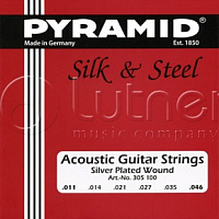 Комплект струн 305100 Silk&Steel для акустической гитары, 11-46